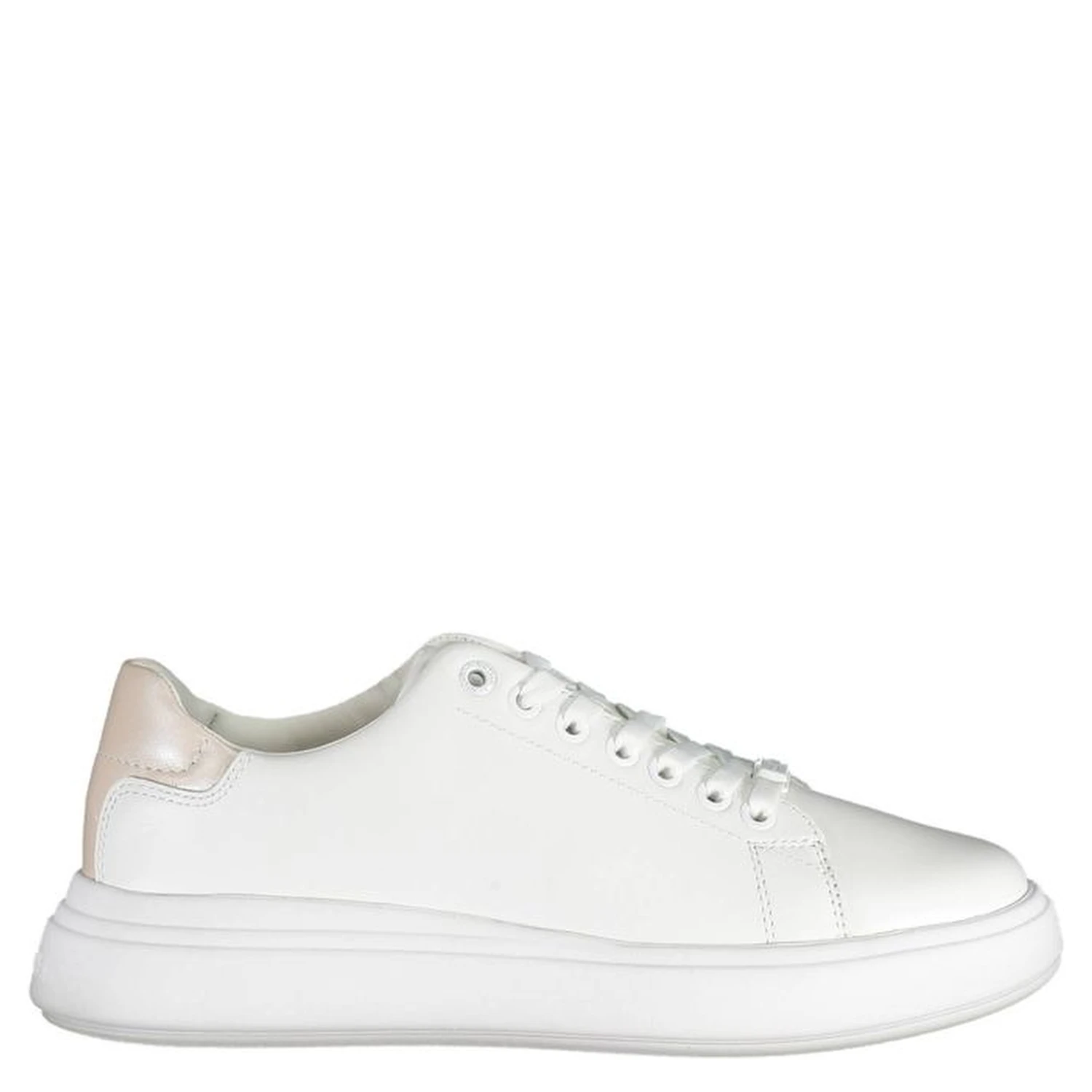 White Leather Women Sneaker
