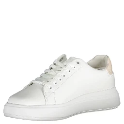 White Leather Women Sneaker