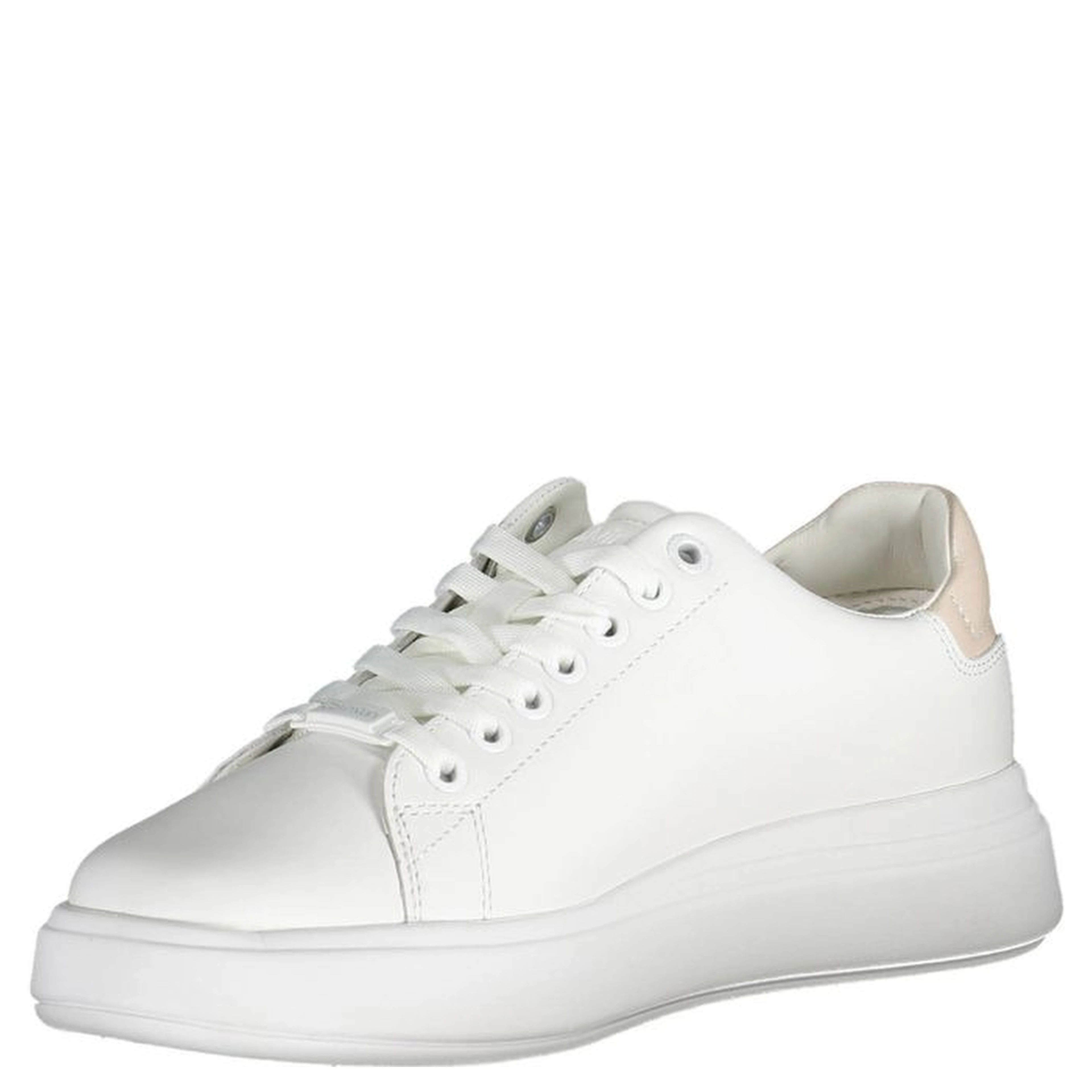 White Leather Women Sneaker