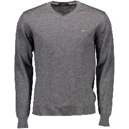 Brown Wool Men Sweater