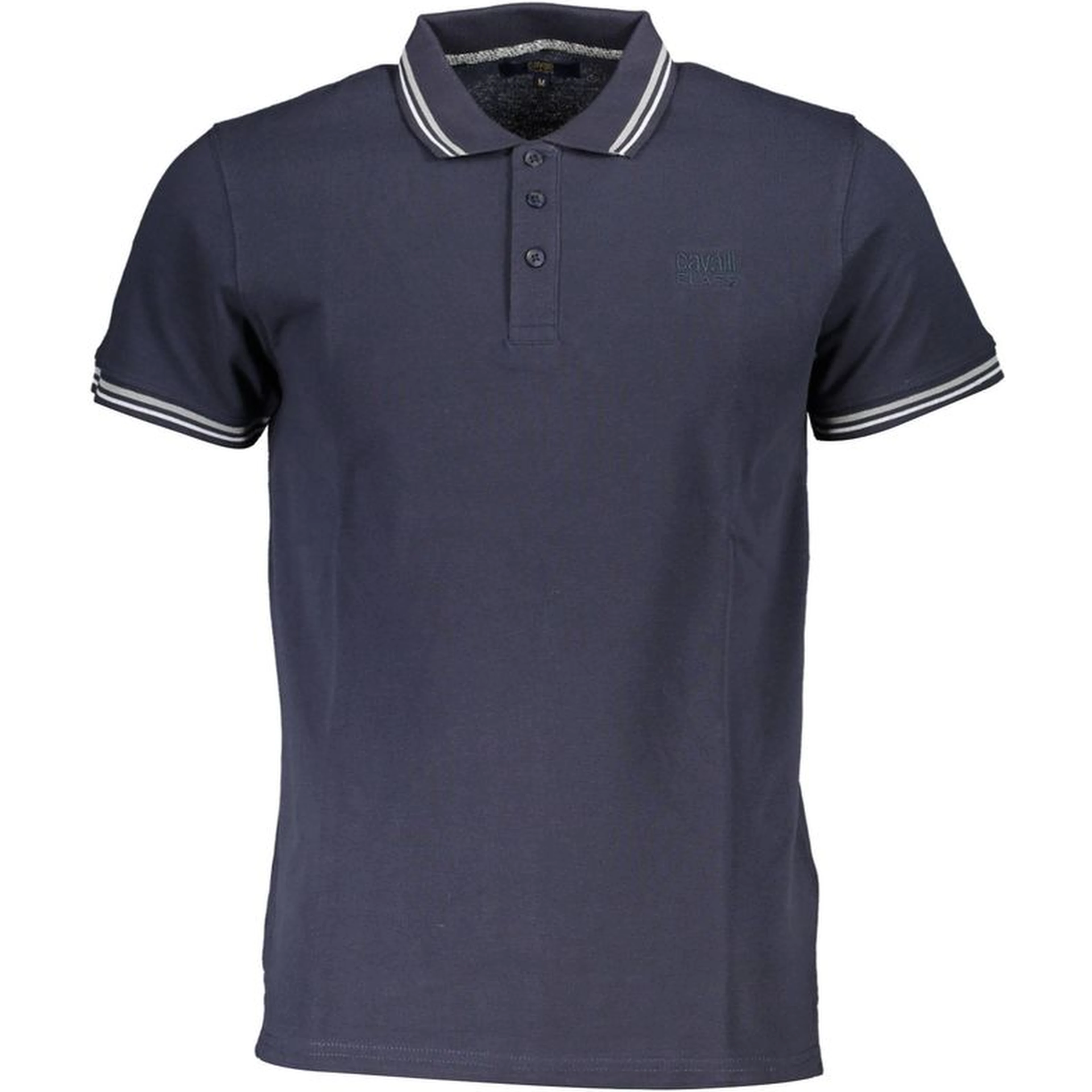 Blue Cotton Polo Shirt