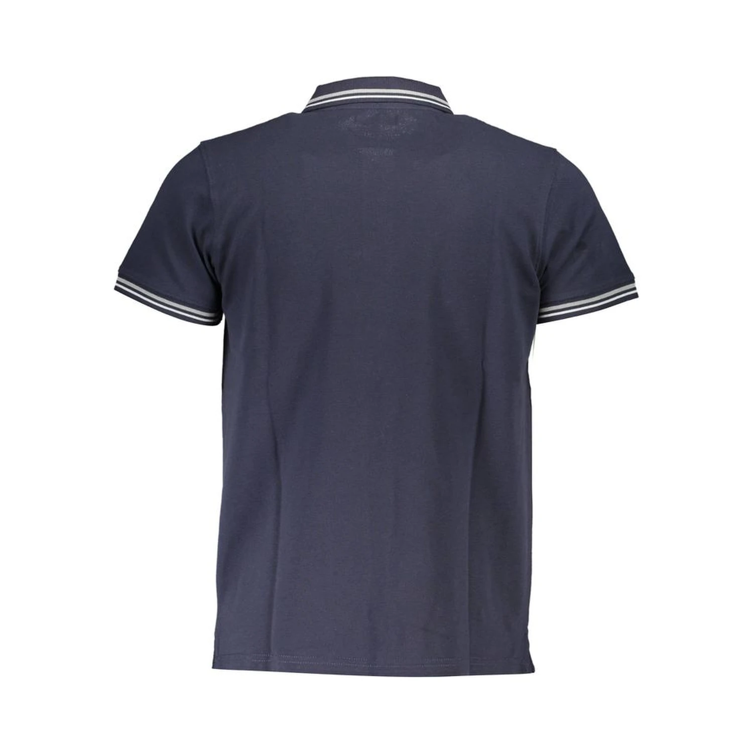 Blue Cotton Polo Shirt