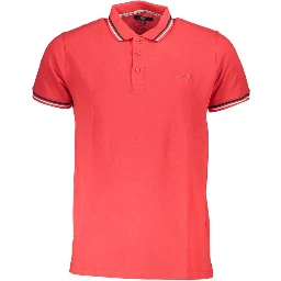 Red Cotton Polo Shirt