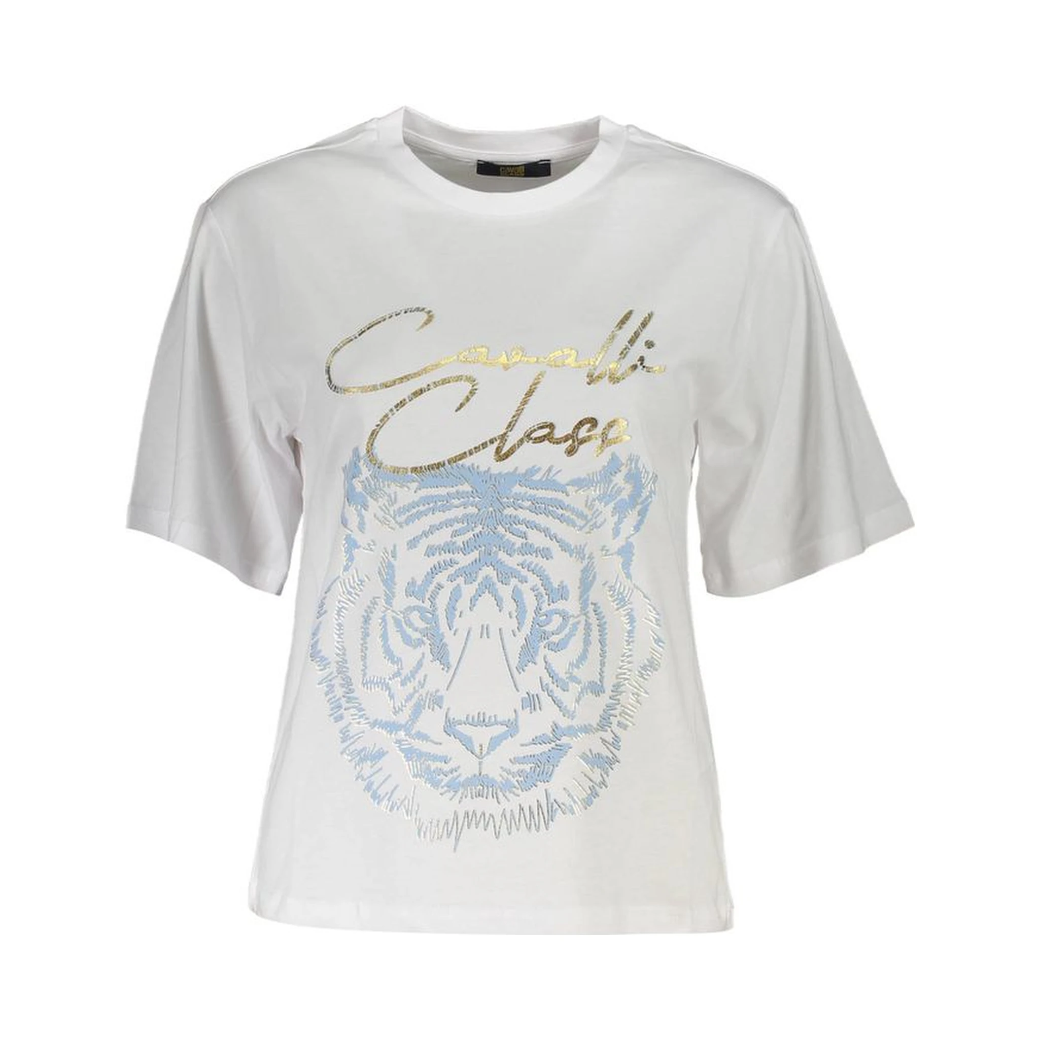 تي شيرت قطني أبيض