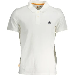 White Cotton Polo Shirt