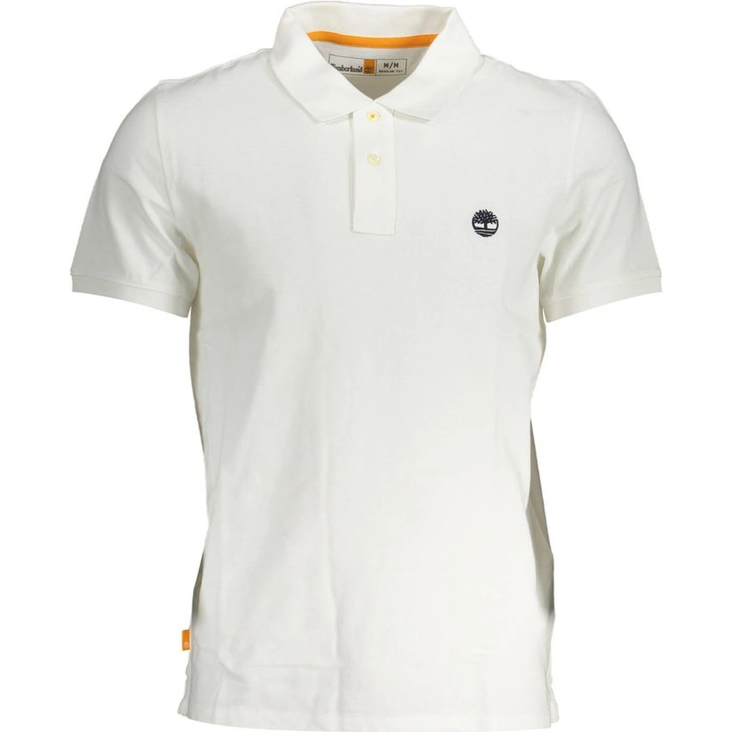 White Cotton Polo Shirt