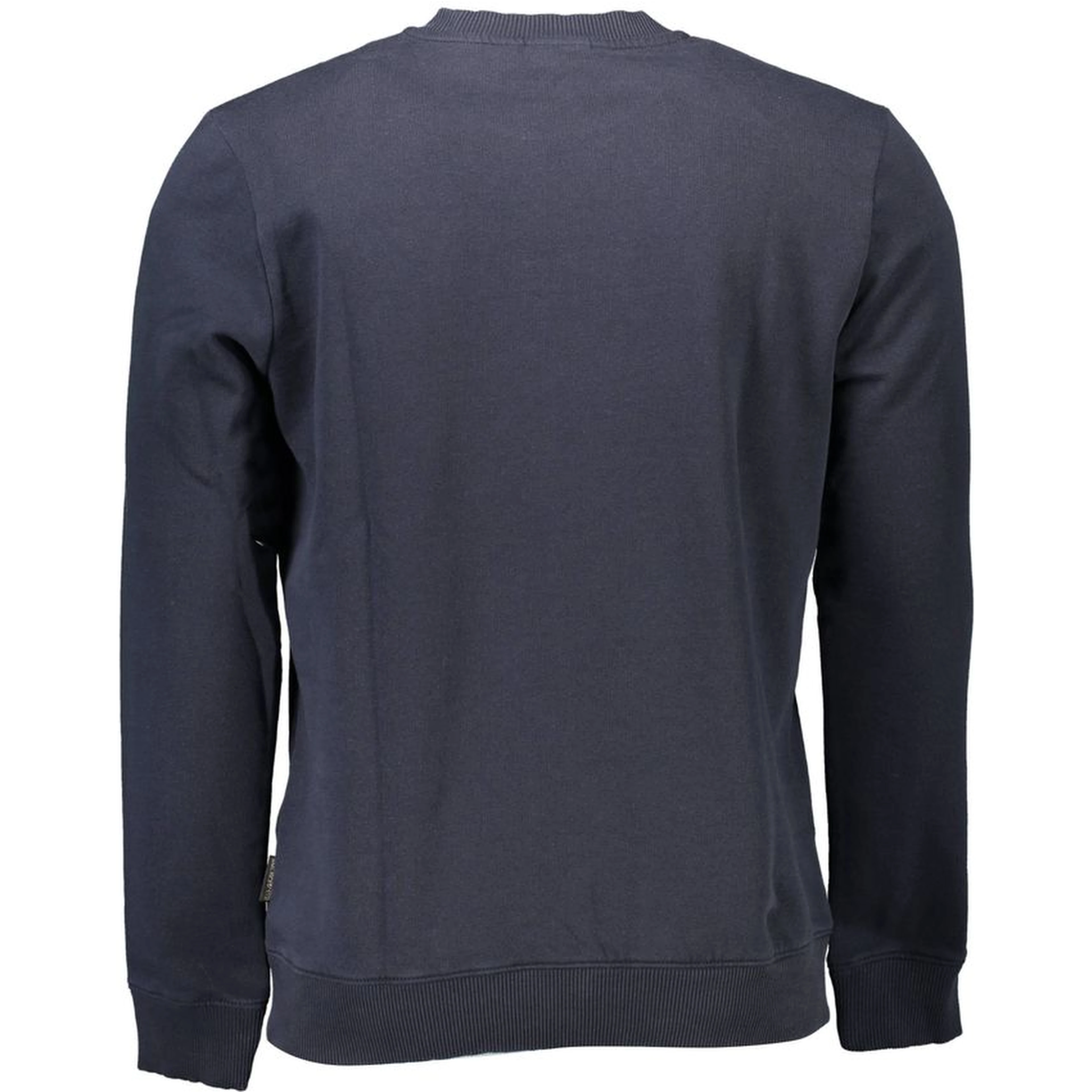 Blue Cotton Men Sweater