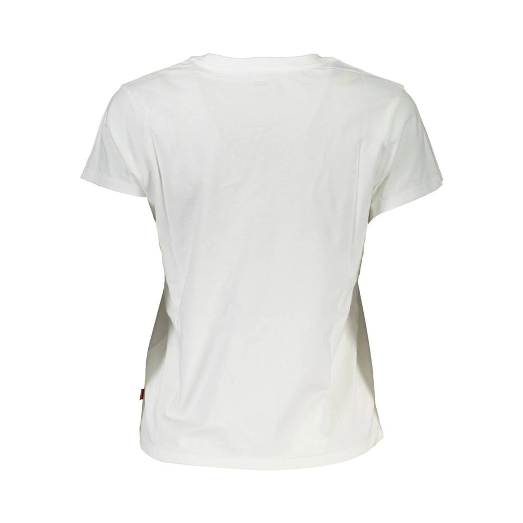 تي شيرت قطني أبيض