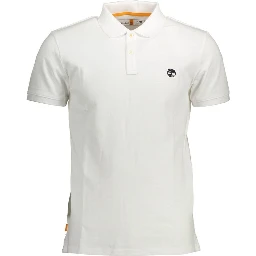 White Cotton Polo Shirt