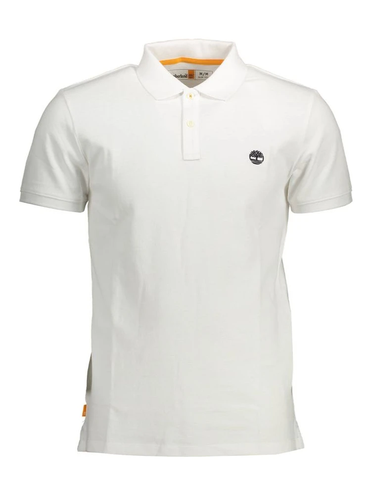 White Cotton Polo Shirt