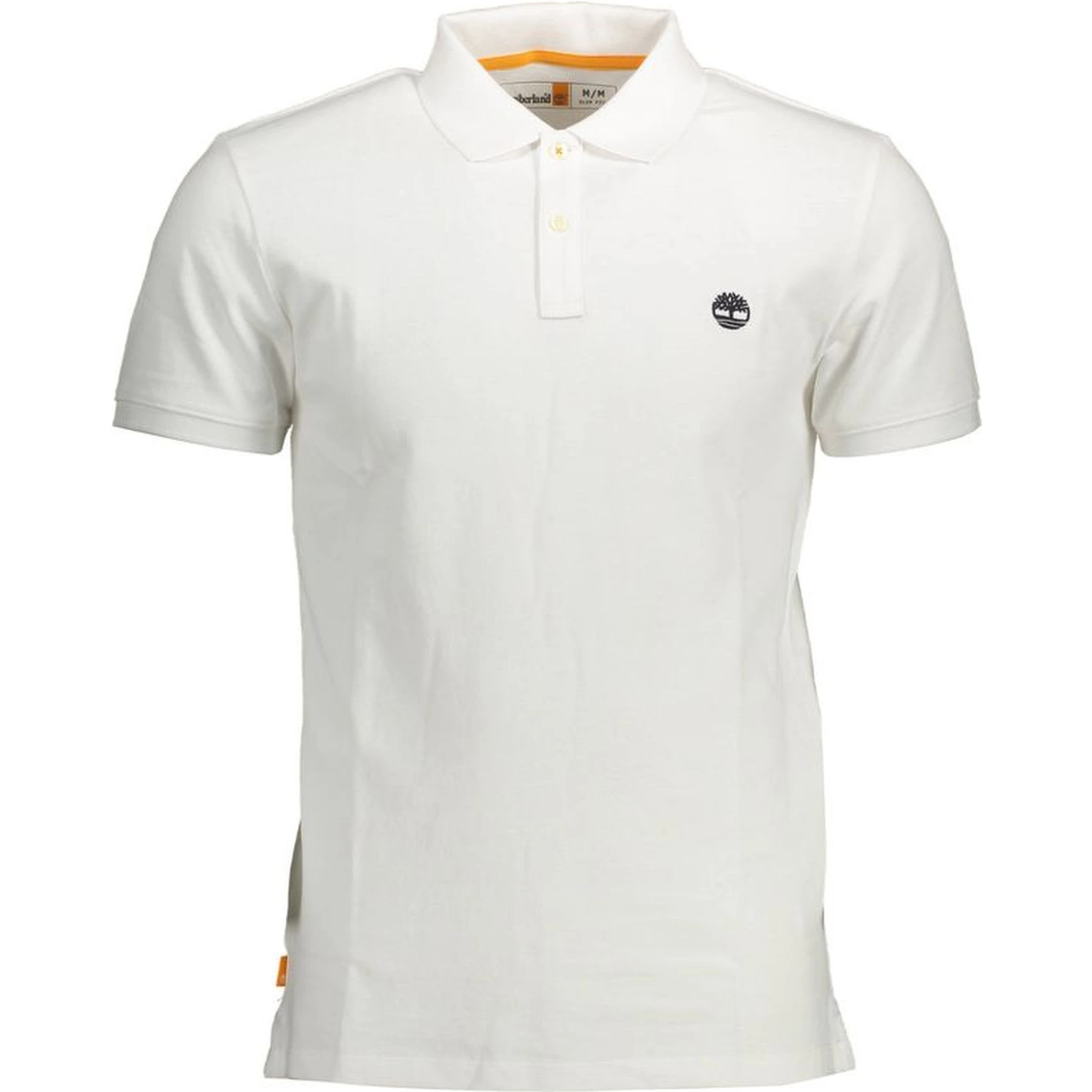 White Cotton Polo Shirt