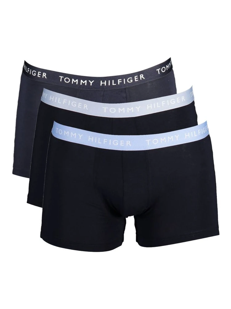 Black Cotton Men Boxer Trio Pack