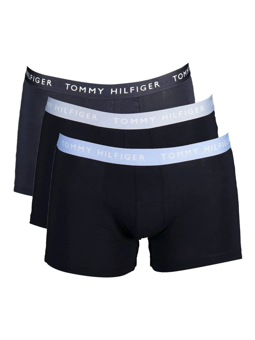 Black Cotton Men Boxer Trio Pack