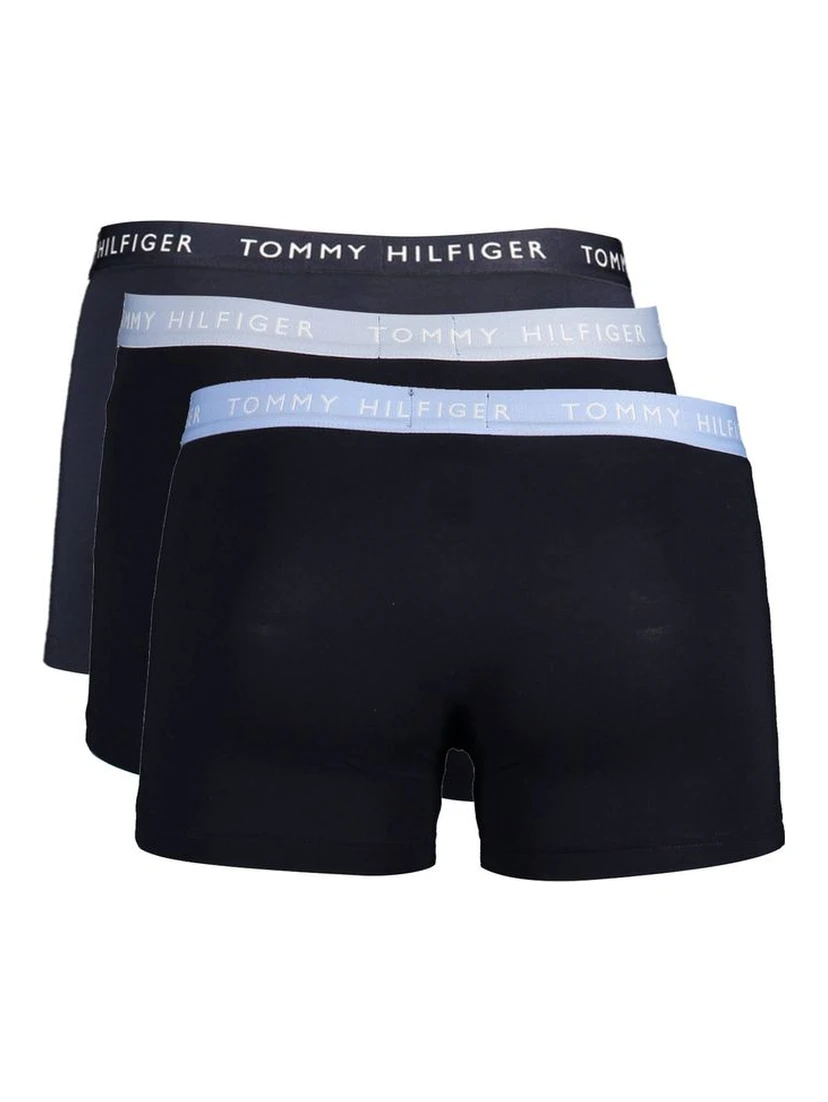 Black Cotton Men Boxer Trio Pack