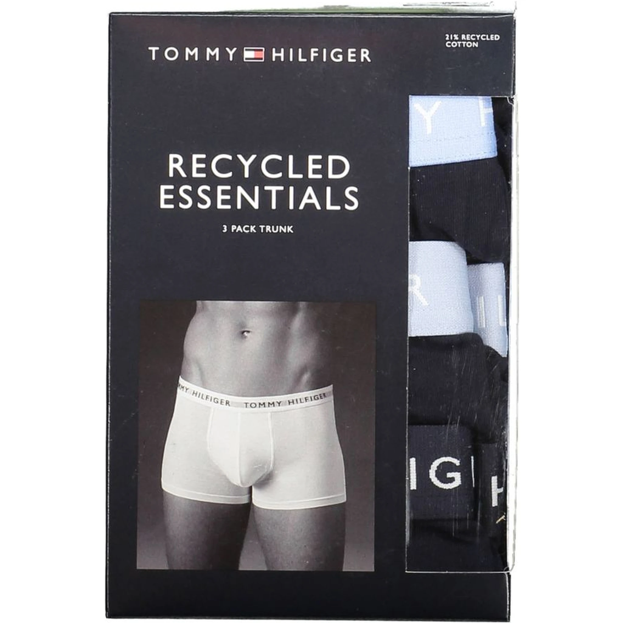 Black Cotton Men Boxer Trio Pack