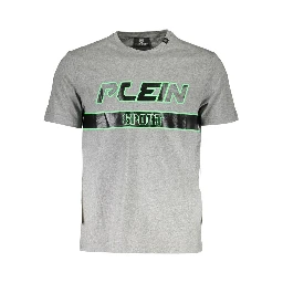 Gray Cotton T-Shirt