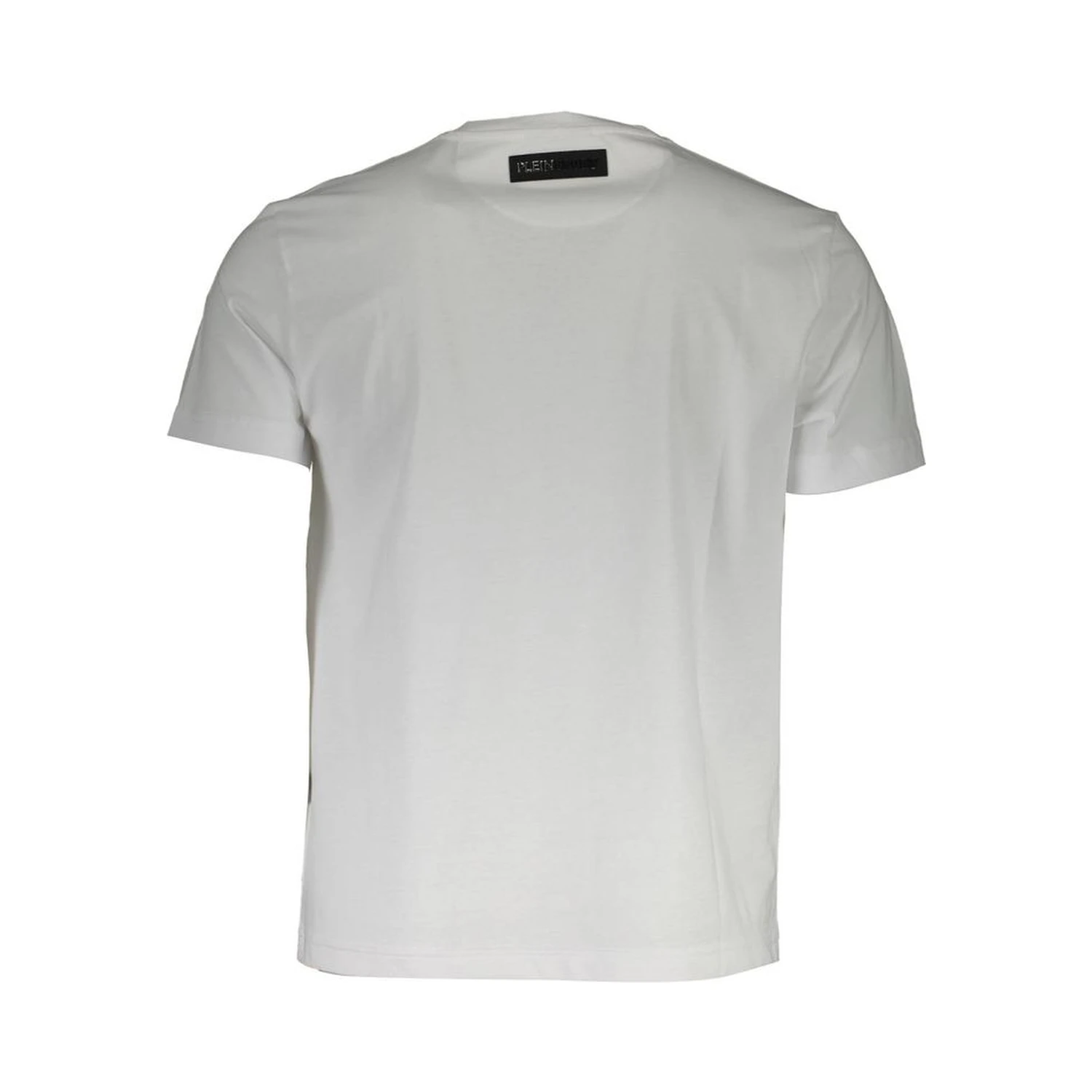 White Cotton Men T-Shirt