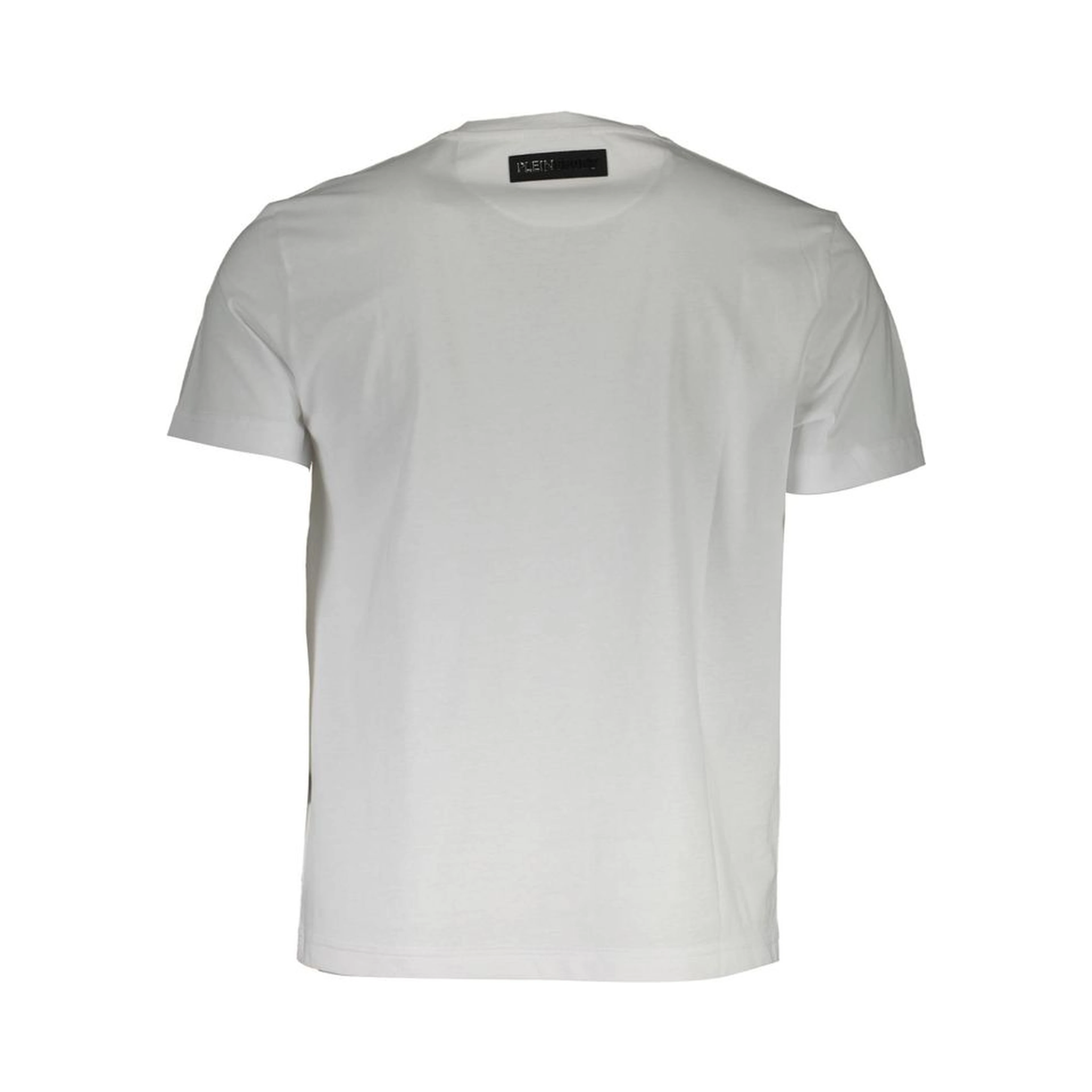 White Cotton Men T-Shirt
