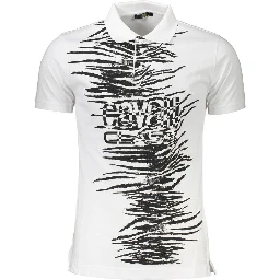 White Cotton Polo Shirt