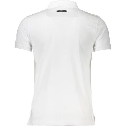 White Cotton Polo Shirt