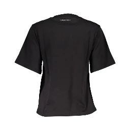 تيشيرت قطني أسود