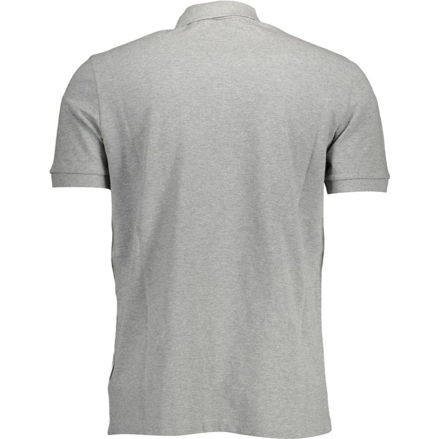 Gray Cotton Polo Shirt