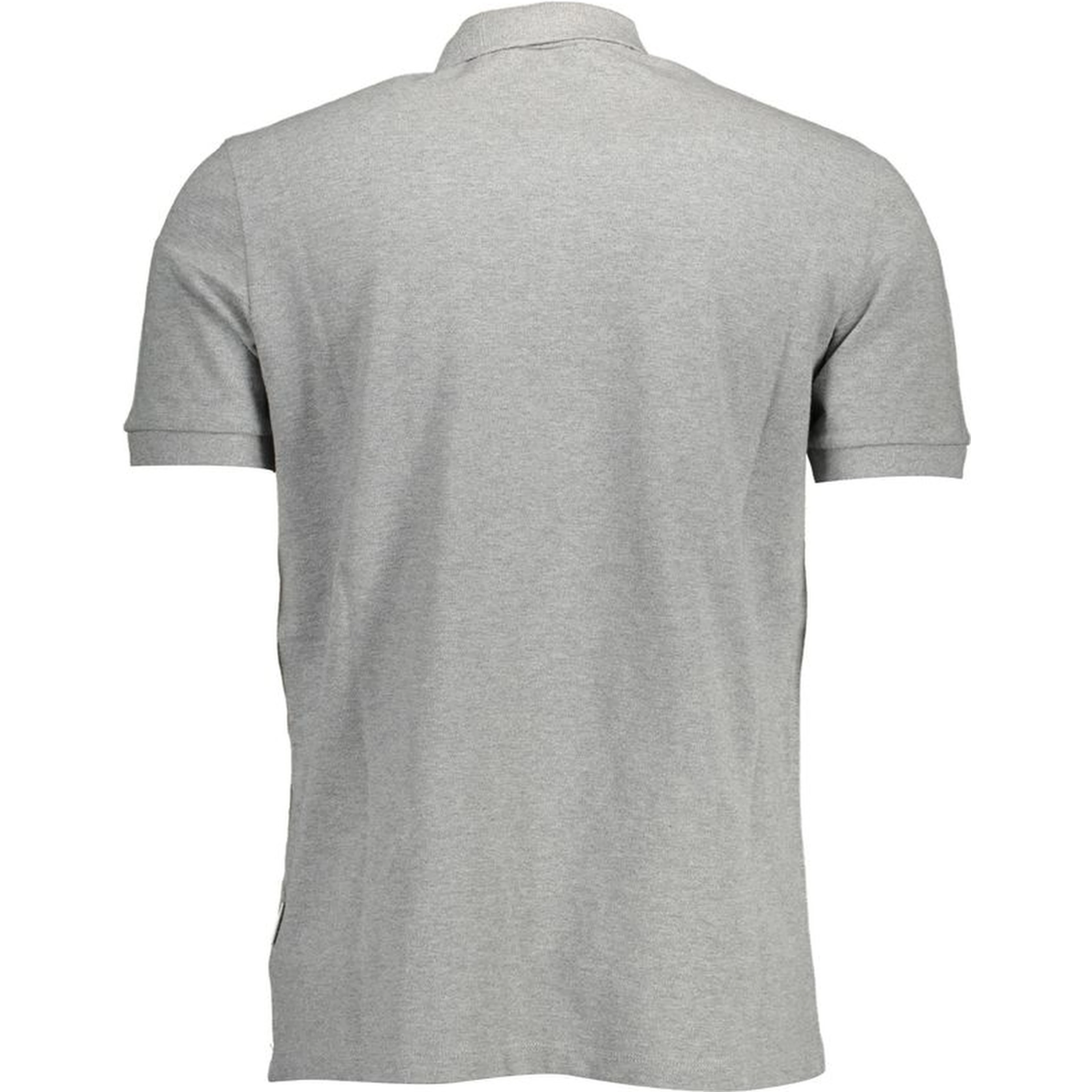 Gray Cotton Polo Shirt