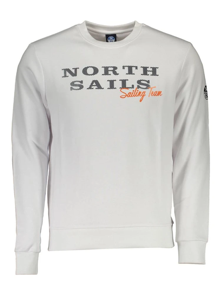 White Cotton Men Sweater