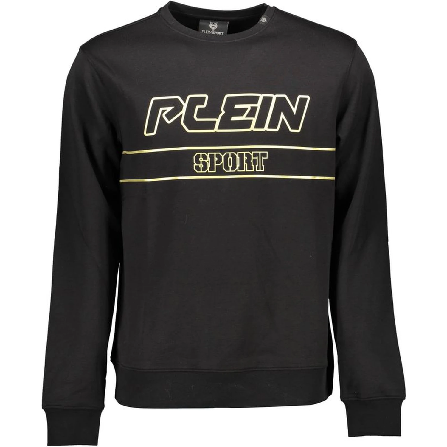 Black Cotton Men Sweater