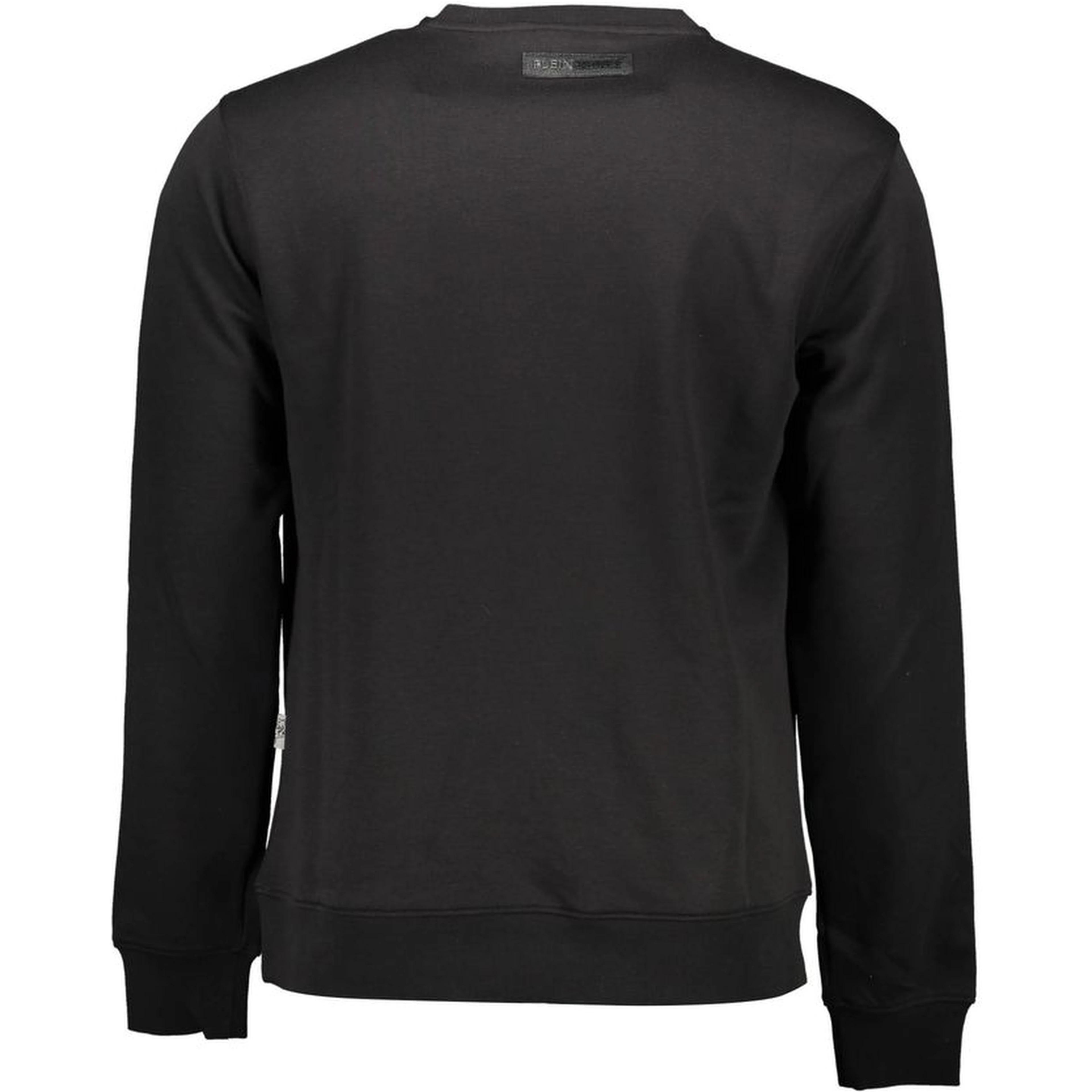 Black Cotton Men Sweater