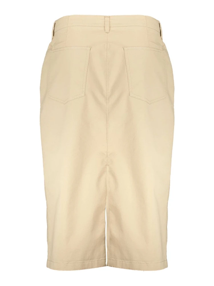 Beige Cotton Women Skirt alternative