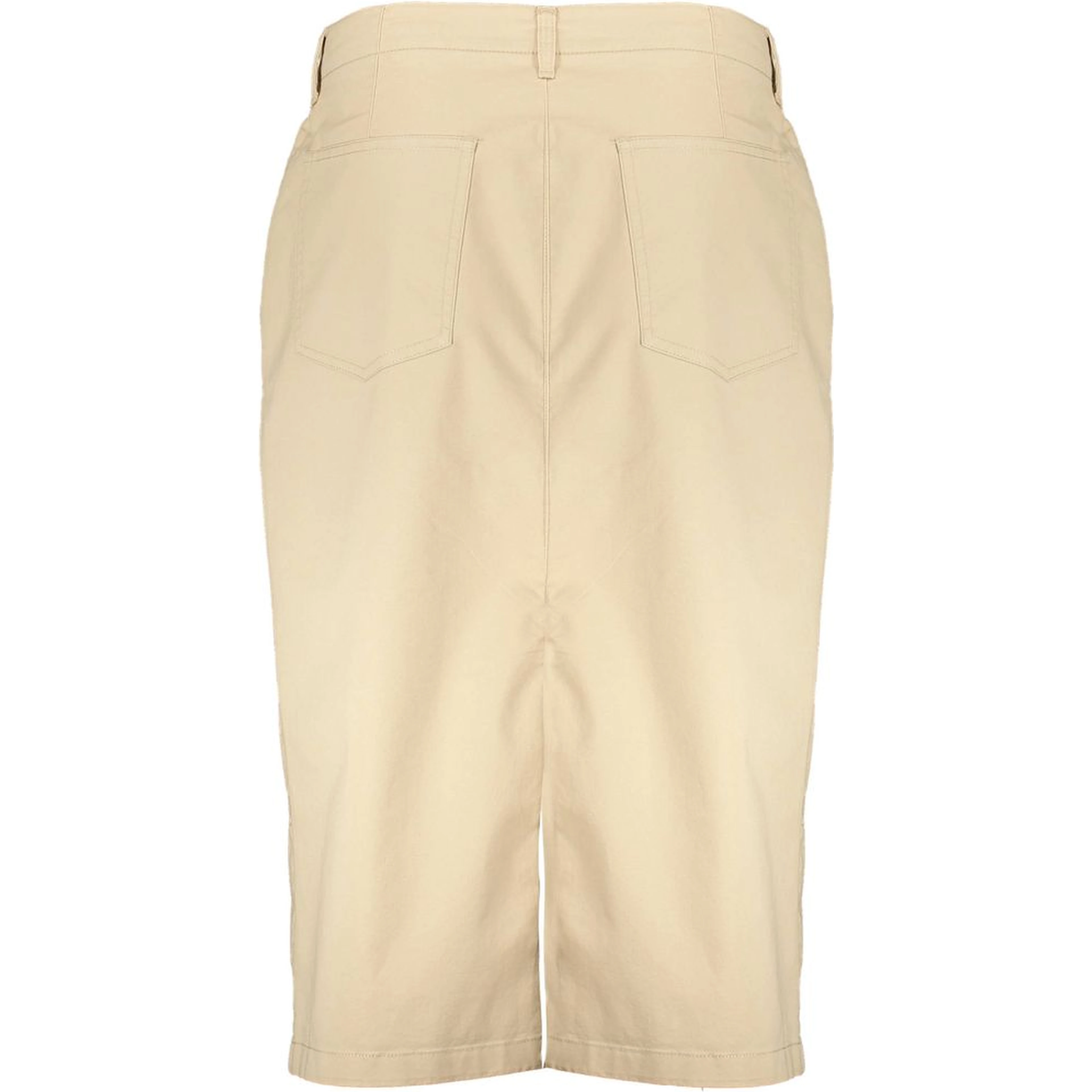 Beige Cotton Women Skirt