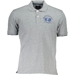 Brown Cotton Men Polo Shirt