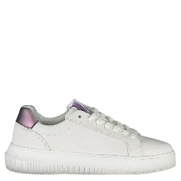 White Leather Women Sneaker