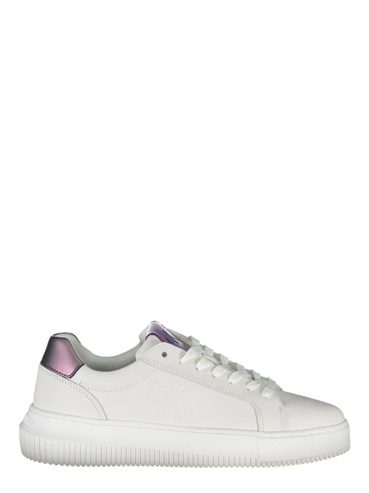 White Leather Women Sneaker
