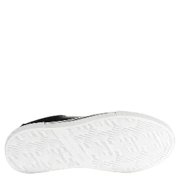 Black Leather Women Sneaker