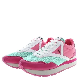 Pink Polyester Women Sneaker