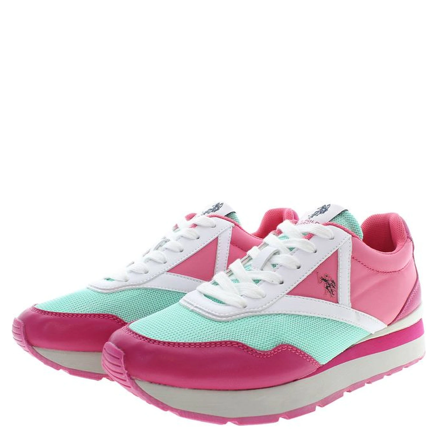 Pink Polyester Women Sneaker