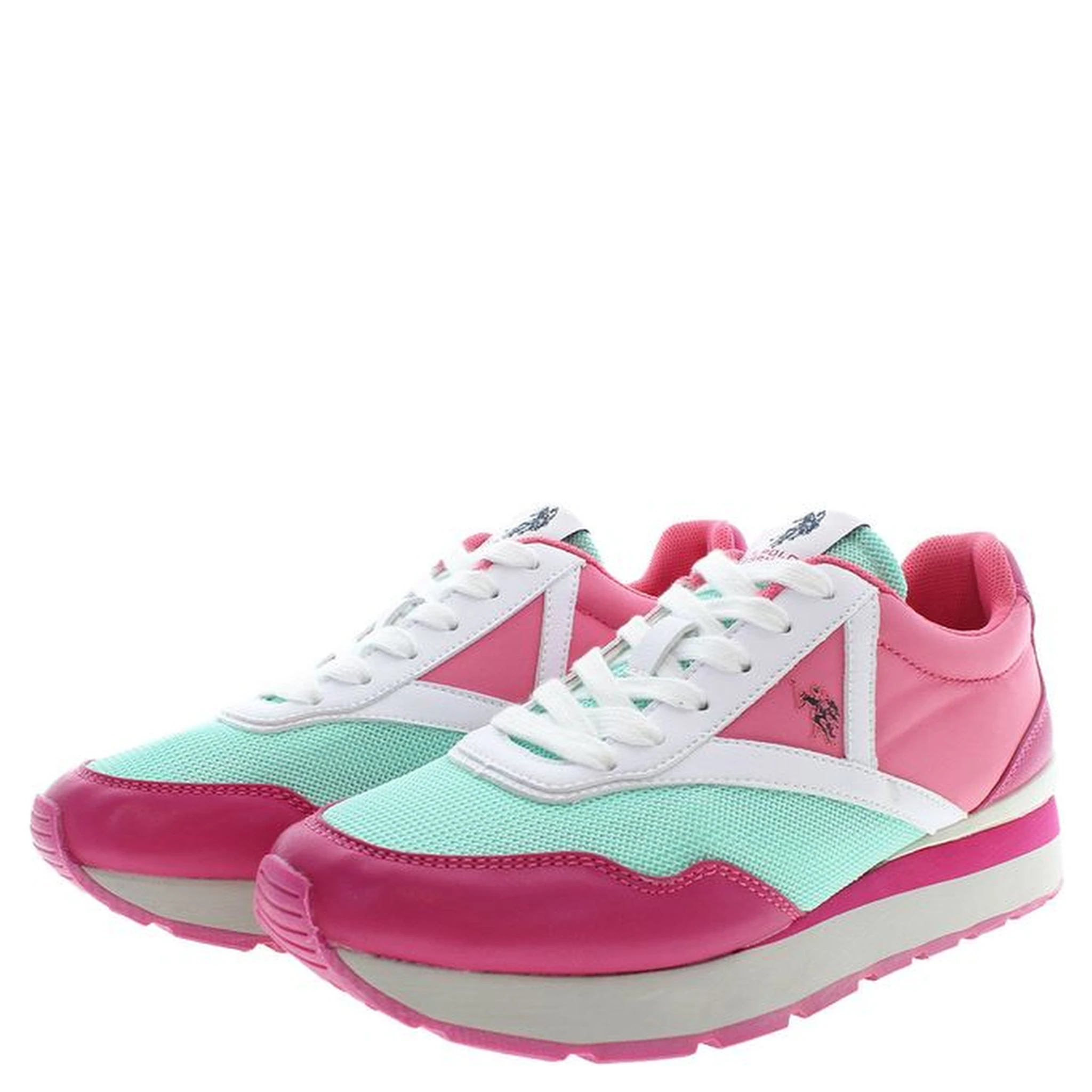 Pink Polyester Women Sneaker