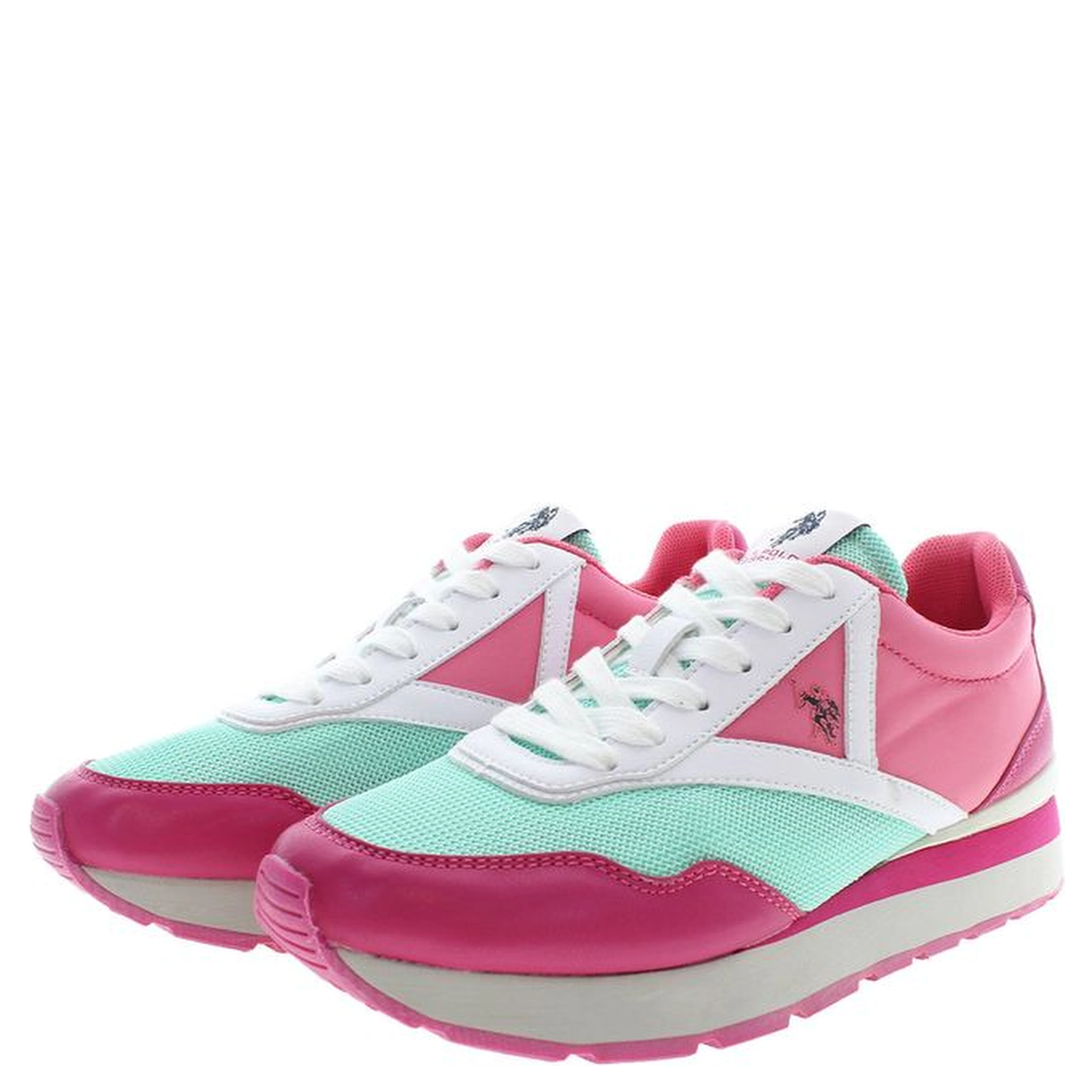 Pink Polyester Women Sneaker