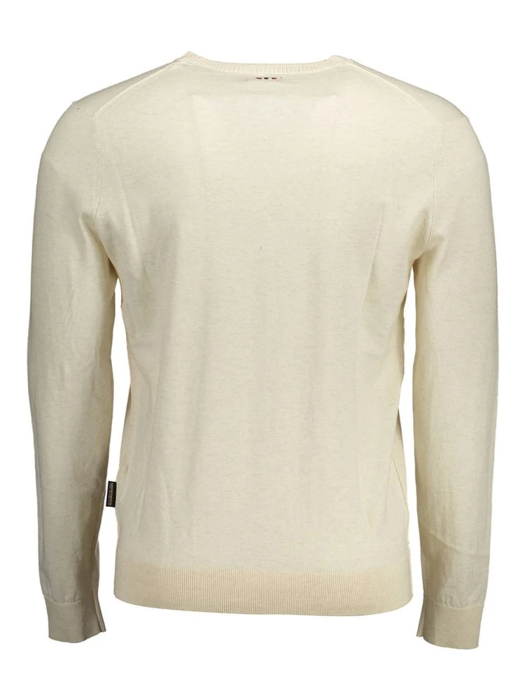 Beige Cotton Men Sweater alternative