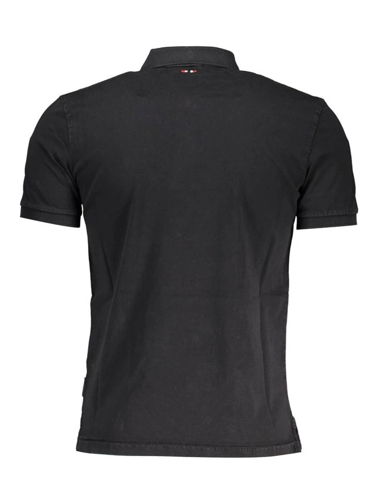 Black Cotton Men Polo Shirt alternative