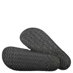 Black Polyethylene Men Sandal