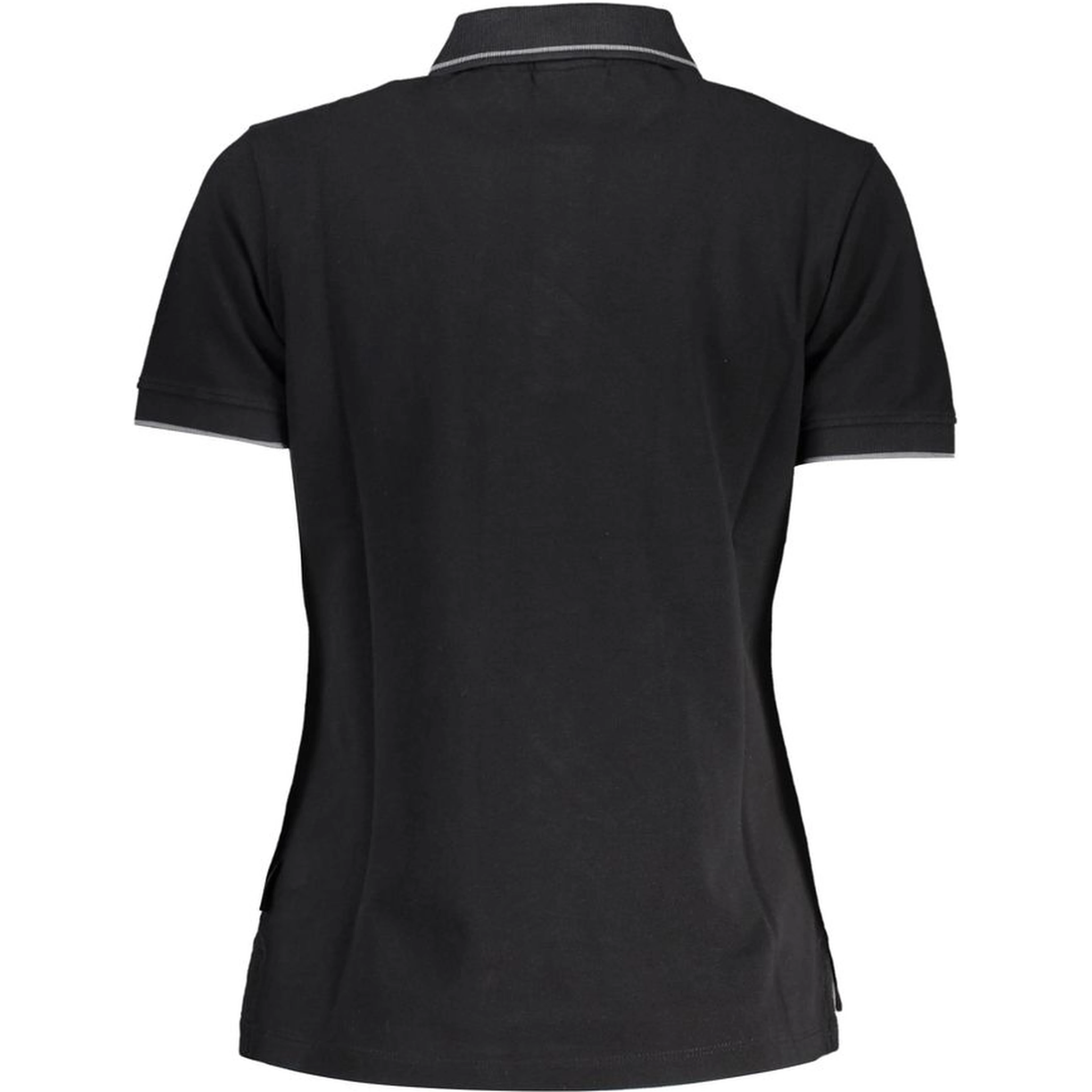 Black Cotton Polo Shirt