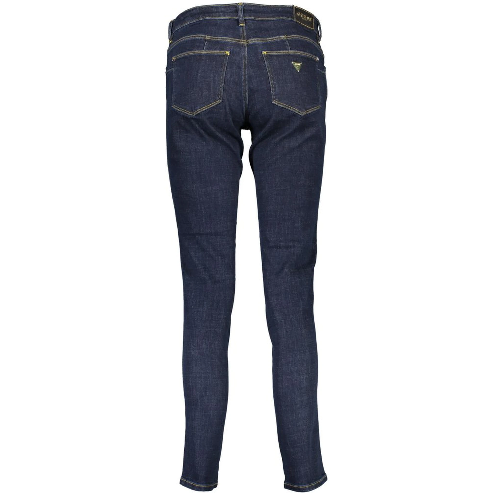 Blue Cotton Women Jeans