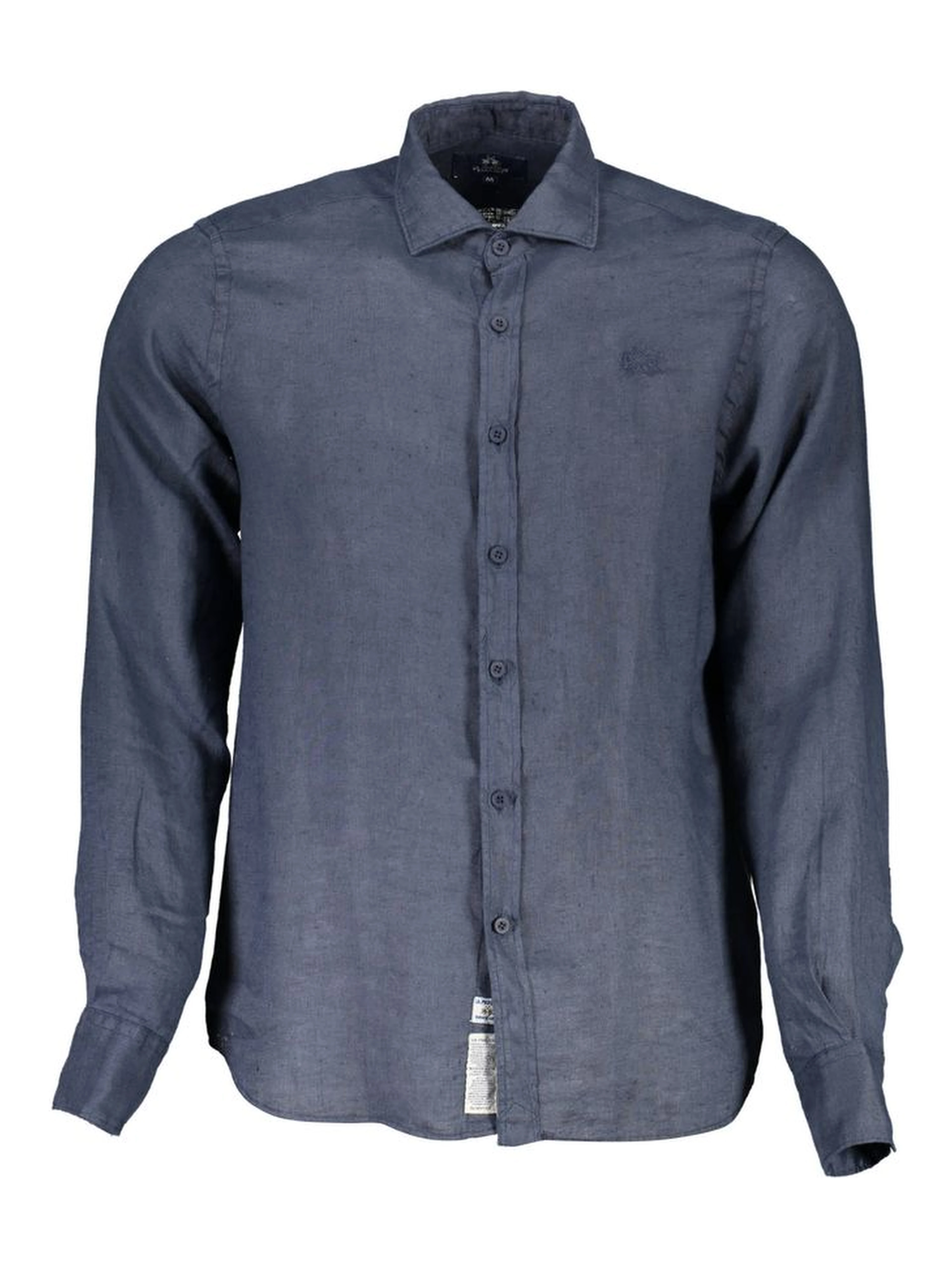 Blue Linen Men Shirt