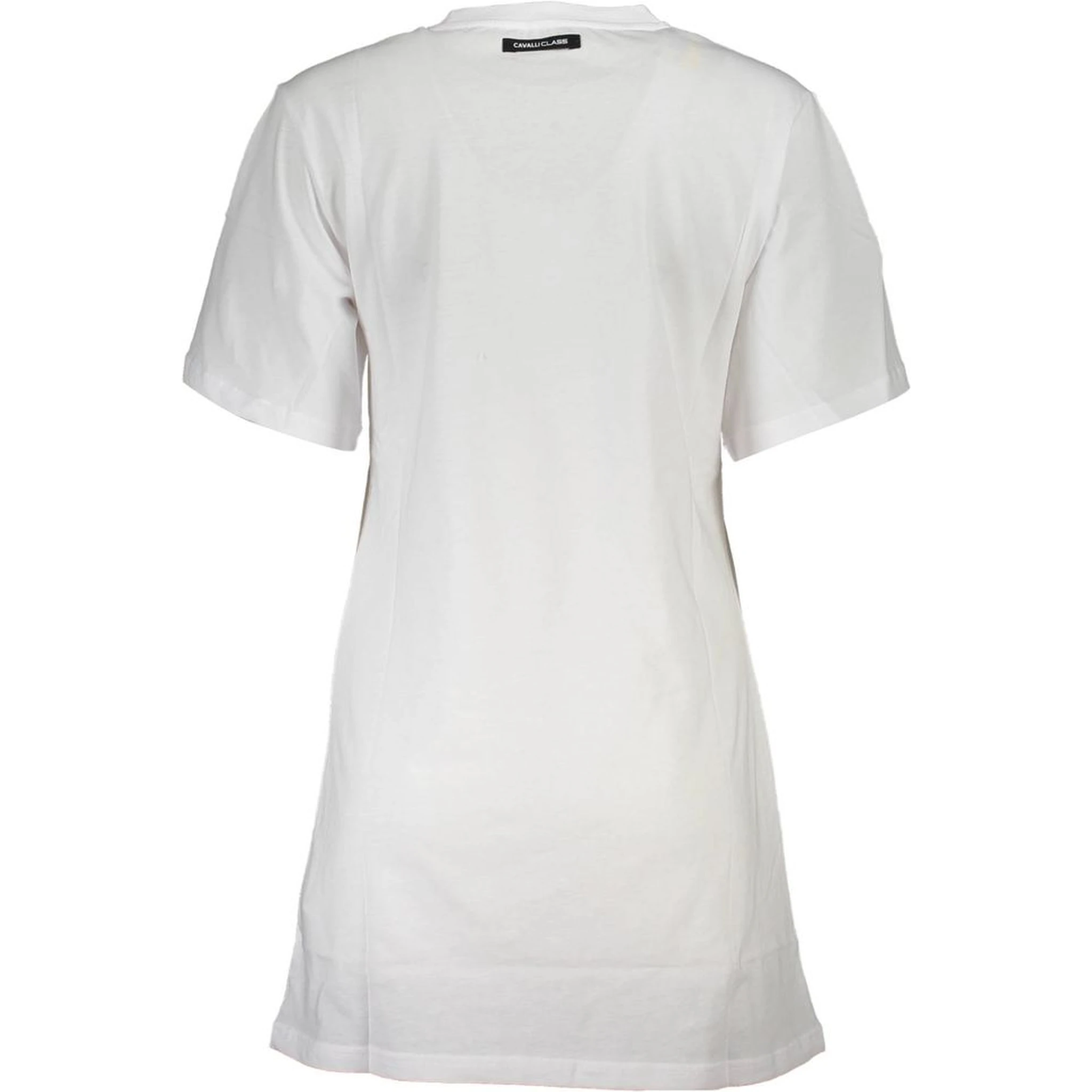 White Cotton Women T-Shirt