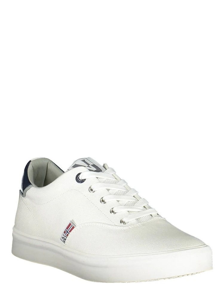 White Polyester Men Sneaker alternative