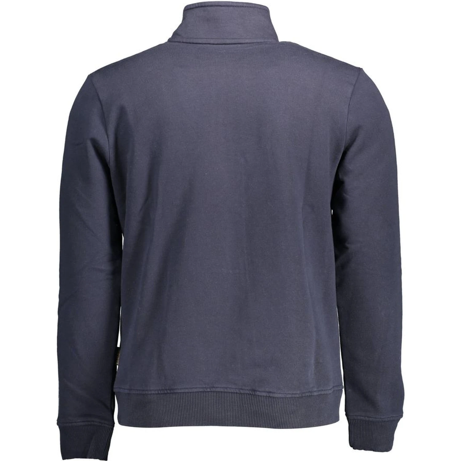 Blue Cotton Men Sweater
