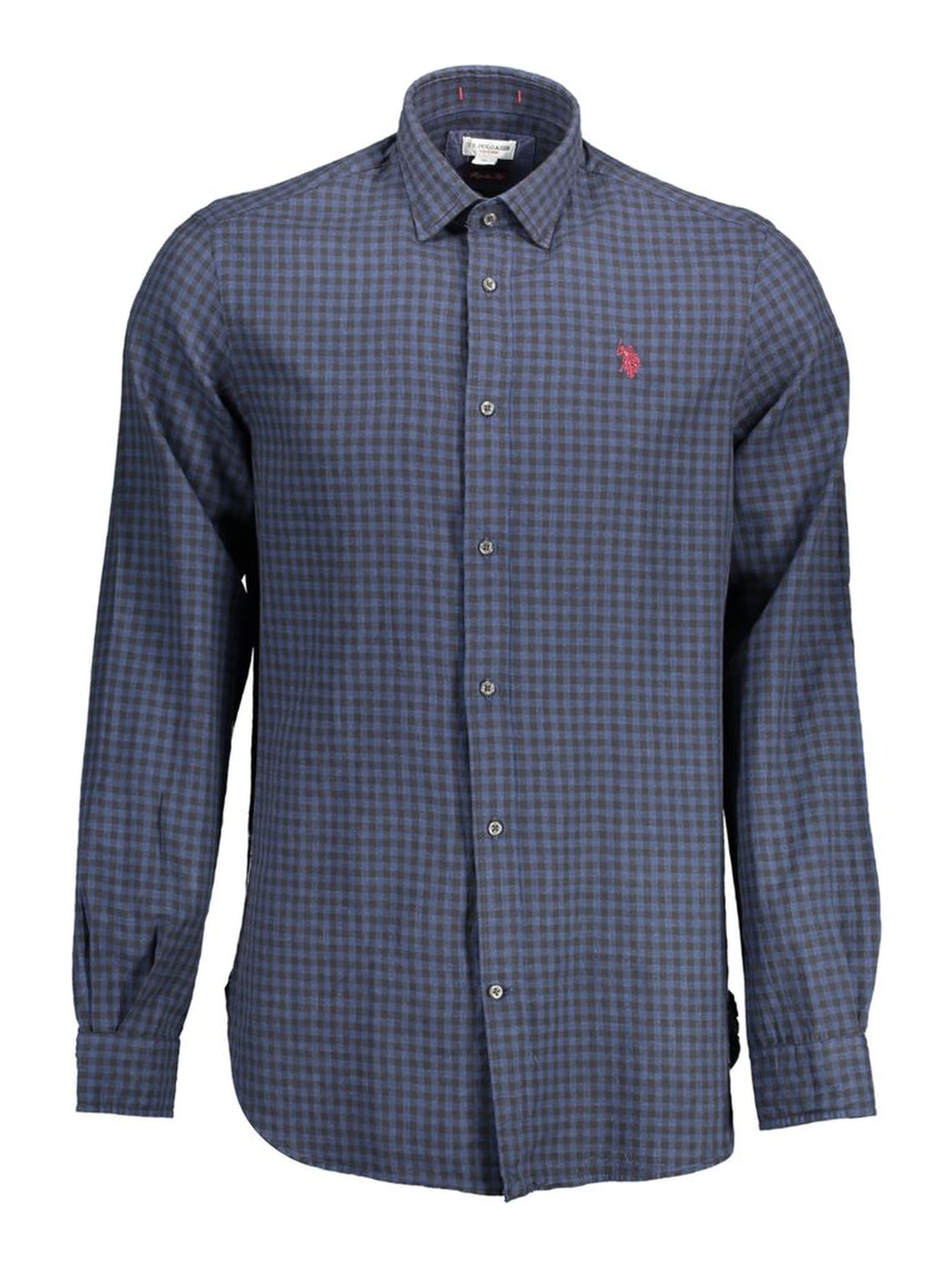 Long-sleeve button-down shirt